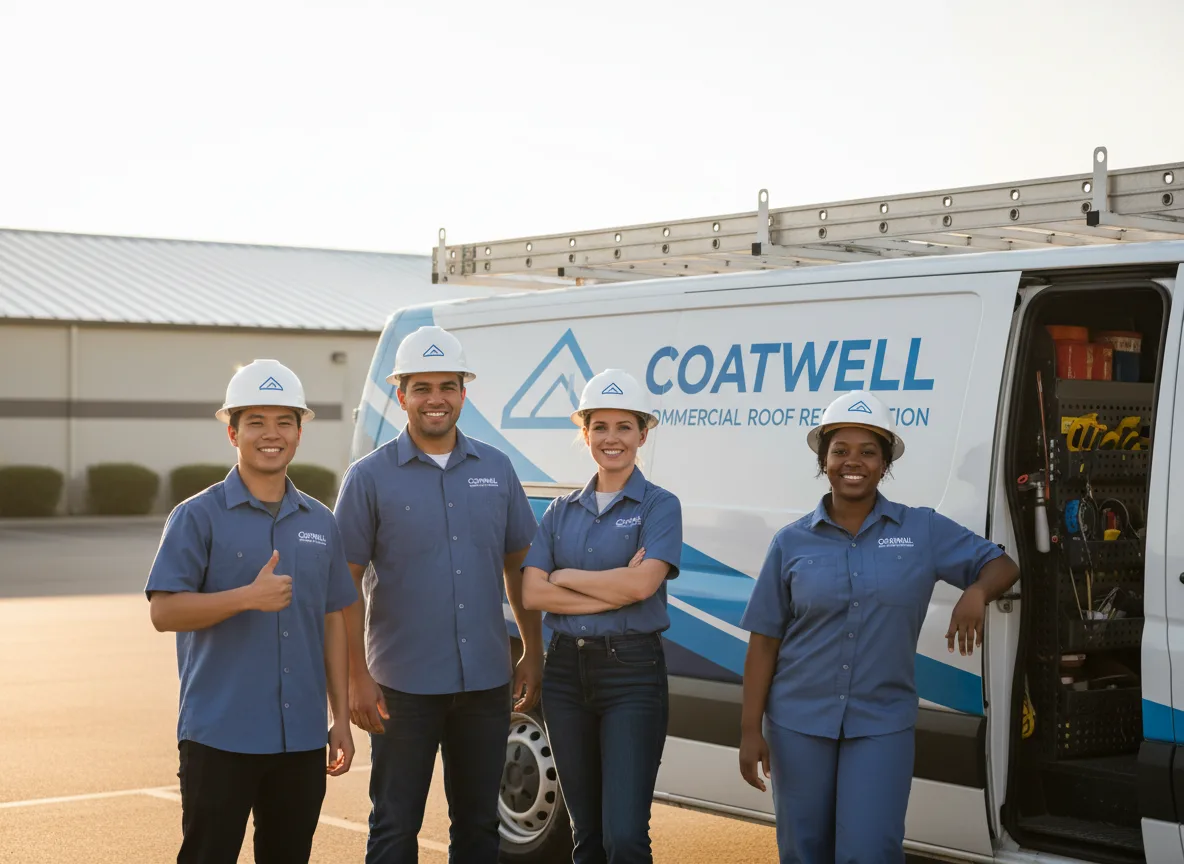 Commercial roof coating company in Centerville, MA